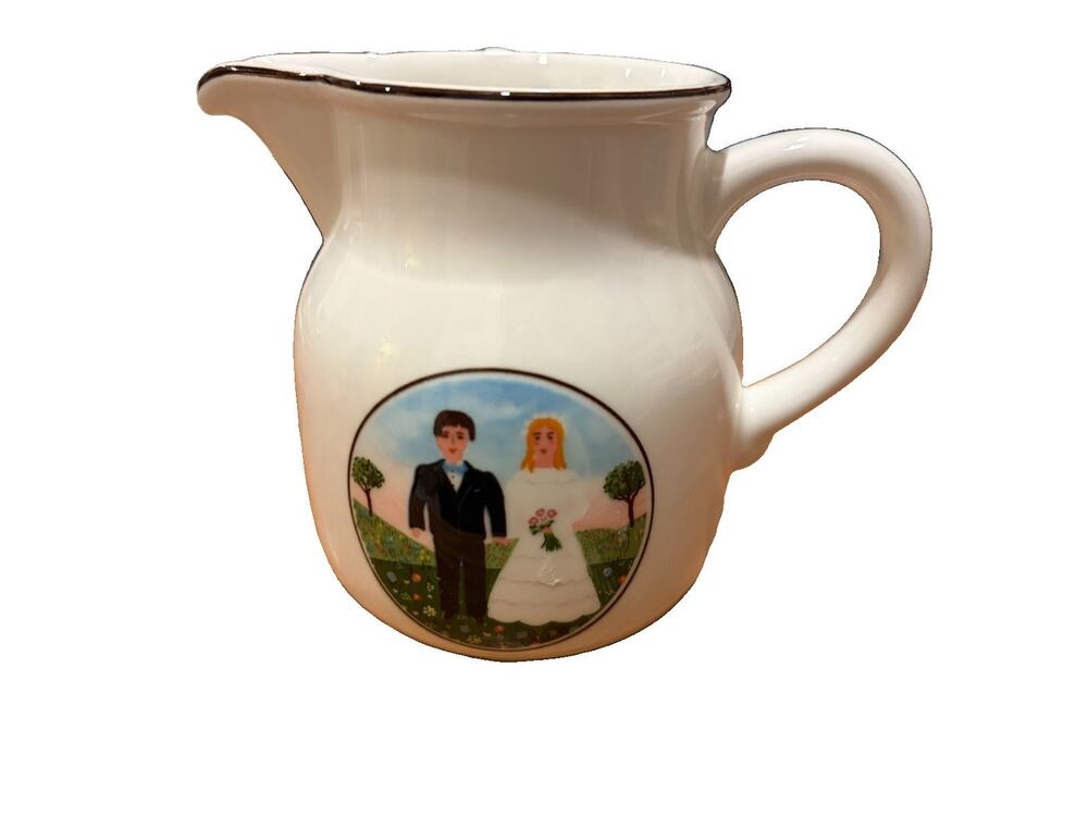 Vintage Rare Villeroy & Boch Naïf Wedding Creamer. Luxembourg Germany